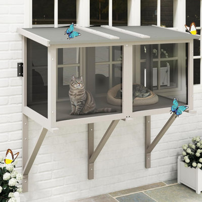 Enceinte de chat d'extérieur Catio