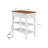 Minimalist Compact Wooden Storage End Table with Charging Station-1307999535