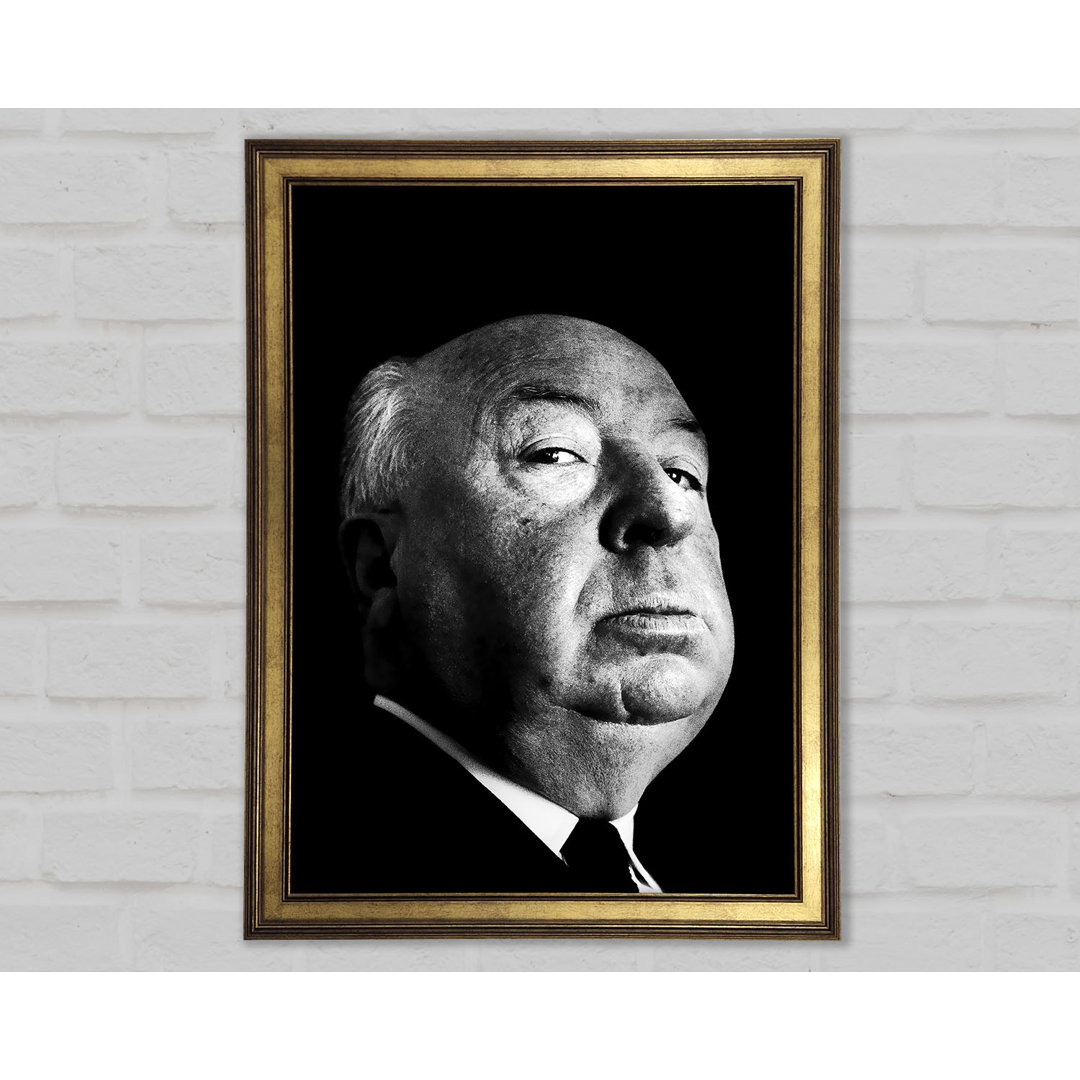 Alfred Hitchcock Porträt - Druck