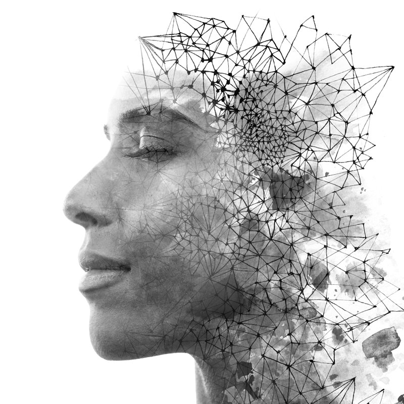 Double Exposure - Wrapped Canvas Print, 51cm H x 51cm W x 3.8 cm D