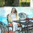 6-Person Outdoor Dining Set, Cast Aluminum Table & 6 Chairs, 60'', All-Weather-112801828