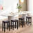 Zacary Counter Height PU Bar Stools-1307750982-1307750978