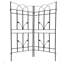 Paquet de 4 treillis de jardin en métal pour plantes grimpantes-444100065