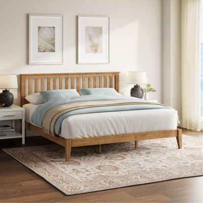 Malinda Mission Style King Panel Bed