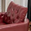 Fauteuil pivotant en cuir véritable Azib-895197513