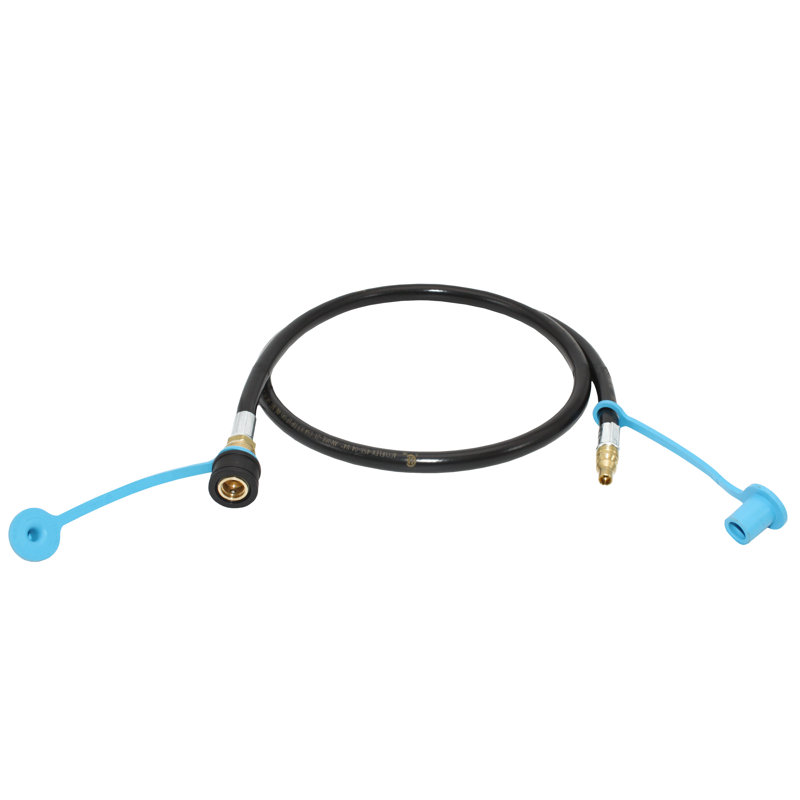 Boyau à connexion rapide double Flame King pour propane seulement , H 1 po x l 48 po x P 1 po
