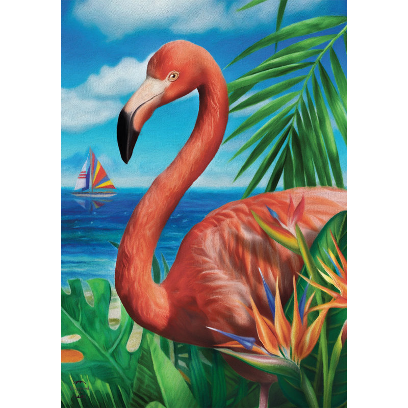 Drapeau Flamingo Paradise Summer House
