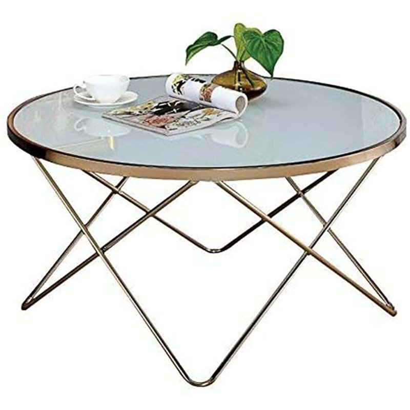 Ruksaar Glass Top Coffee Table