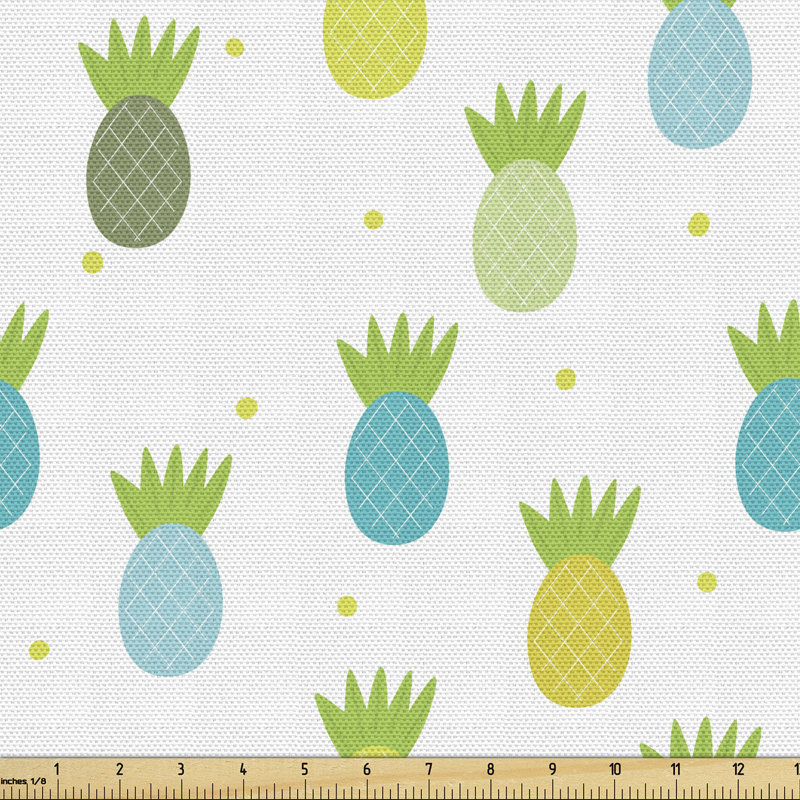 Paul"s Cartoon Tropical Fruit Fabric