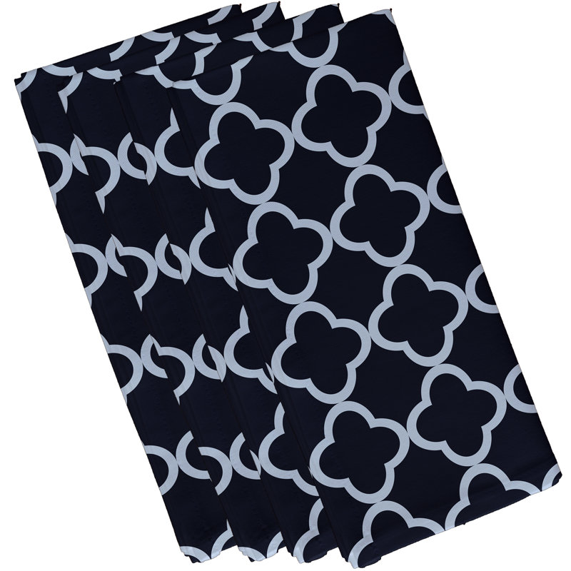 Ensemble de serviettes 4 pièces Cavas, L 18 po x L 18 po, Bleu