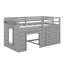 Lit mezzanine avec tiroirs et tablette-555018910