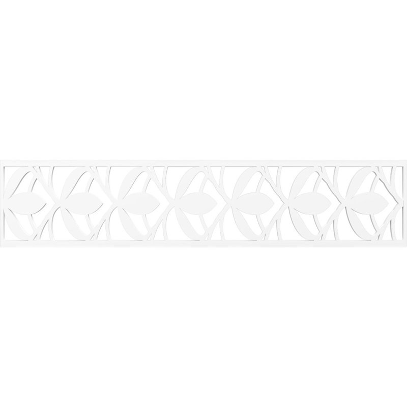 Moulure à panneau Salem, H 10 po x l 46,75 po x P 0,38 po, PVC de qualité architecturale