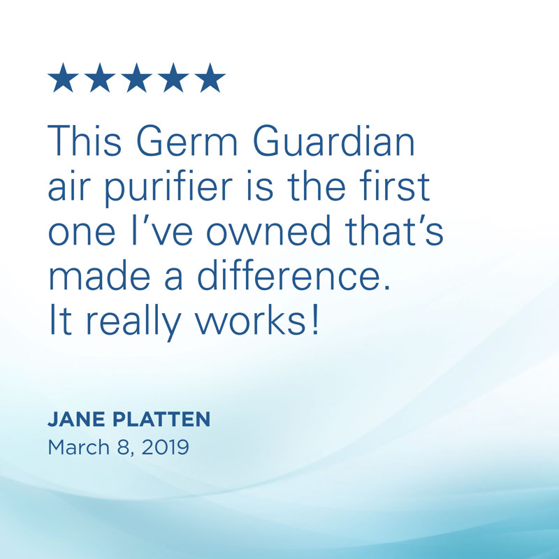 Large Room Allergen and Odour Reducing Air Cleaning System with HEPA Filter