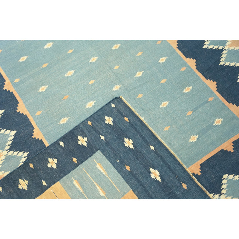 Dhurrie Hand Woven Wool Area Rug