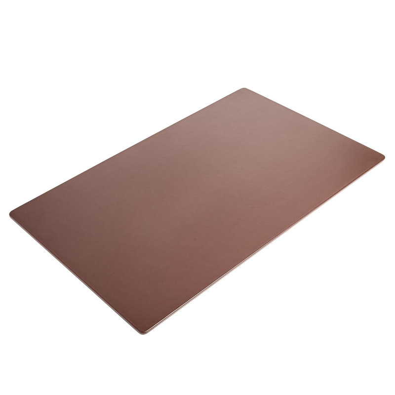 Tapis de bureau sans rail Bramfield, Brun chocolat