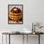 Berry Pancake Dessert Framed Wall Art Prints - Sweet Breakfast Food for Kitchen Dining Room-125211751-125211754