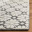 Tapis floral en laine tissé à la main Kelton-26830811