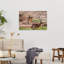 Lioness Impala Chase Contemporary Cat Lion Animal Landscape Wall Art Print by Jeffrey C. Sink - 1 Piece Wrapped Canvas Wall Art-1867698366