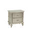 Table de chevet en champagne 28 po x 17 po x H 28 po