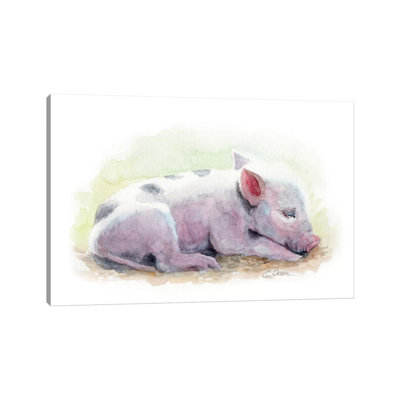 " Sleeping Farm Piglet "