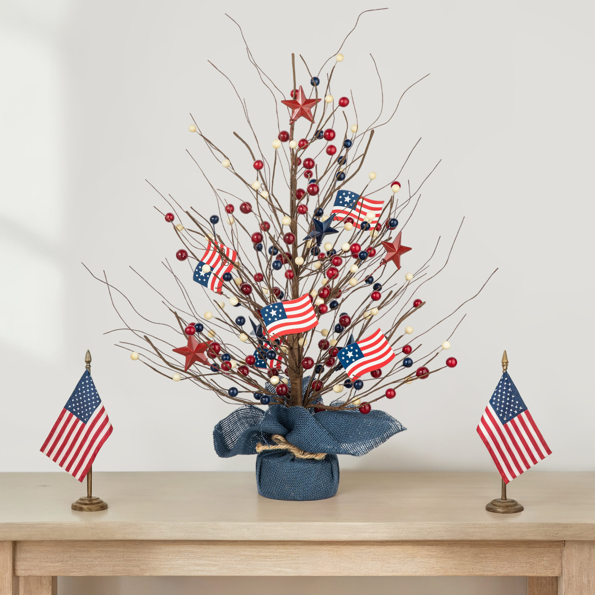 Patriotic/American Berry Table Tree