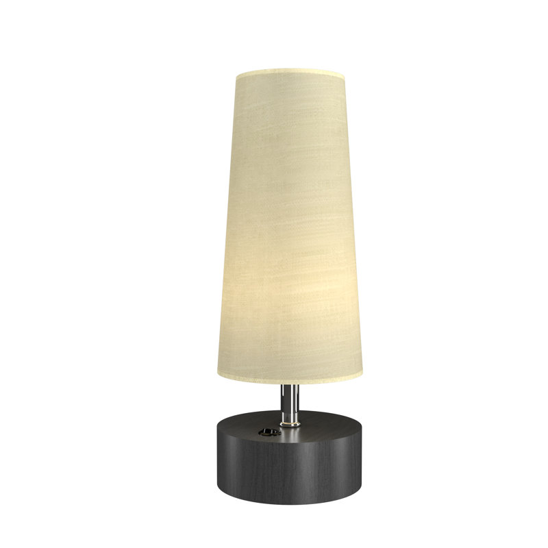 Clean Wood Table Lamp, Organic Gray