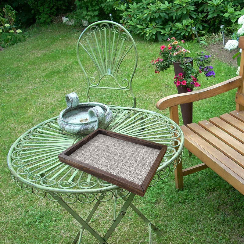 Plateau de table basse Maratha, Géométrique 3