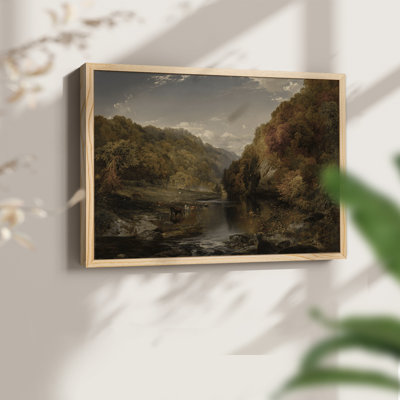 Paysages rétro-DLxxvii - reproduction encadrée