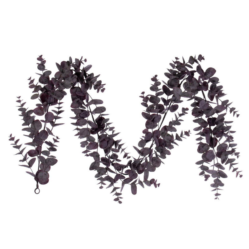 Guirlande en faux eucalyptus, Rouge