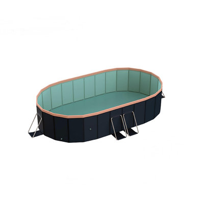 3.65M  PVC Folding Pool (Not Inflatable) Bathes And Cools In Summer, Suitable For Outdoor Patio Beach Garden