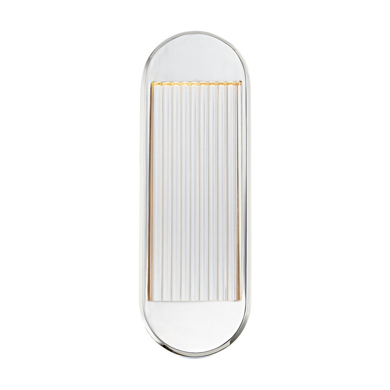 Palais 1 - Light LED Bath Bar, Polished Nickel