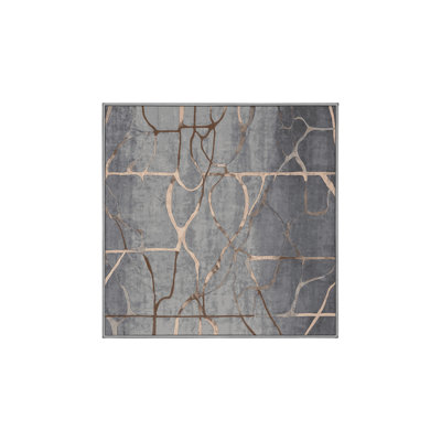 Silky Soft Plush Gray Area Rug