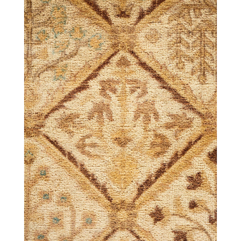 Ottoman One-of-a-Kind 3' 1" X 12' 1" Hand Knotted Area Rug
