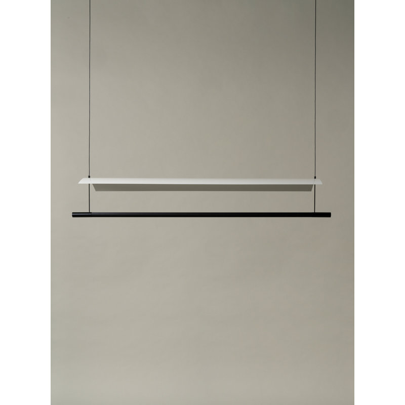 Lámina 45, 202.5" H x 34.4" W x 11.8" D, White Gray, 31 W