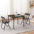 Aerynn Kids 3 Piece Square Play Or Activity Table and Chair Set