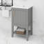 Meuble-lavabo de 20 pouces avec support de rangement, tablette ouverte-240329870