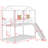 Metal House Bunk Bed With Slide-511170812