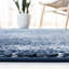 Tapis bleu marine / ivoire-2148099
