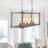 Thecle 5 - Light Brown Kitchen Island Pendant