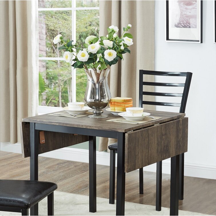 Annalee Extendable Metal Base Dining Table