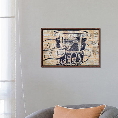 Sippin 1 Piece Wall Art on Canvas