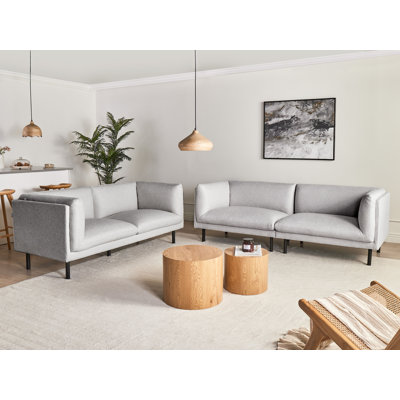 Living Room Set Suhayma Fabric 5 Seater