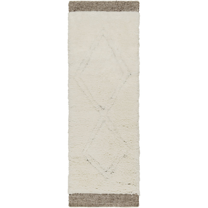 Meknes Hand Knotted Wool Area Rug, Runner 2'6" x 8'