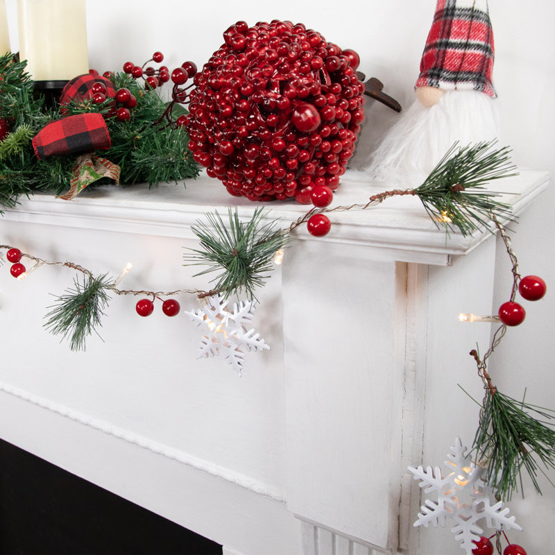 3.5'' in. Lighted Faux Garland