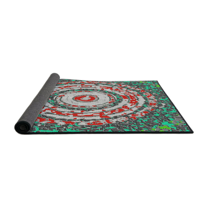 Vert Tapis décoratif, Rond 6 pi