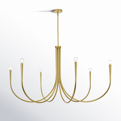 Living District Layne 55 Inch chandelier in Gold