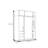 Modern Simple Push Pull Closet-109750797