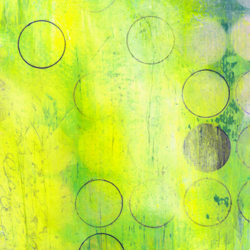 Rêve jaune, H 12 po x l 12 po, Non, Toile tendue