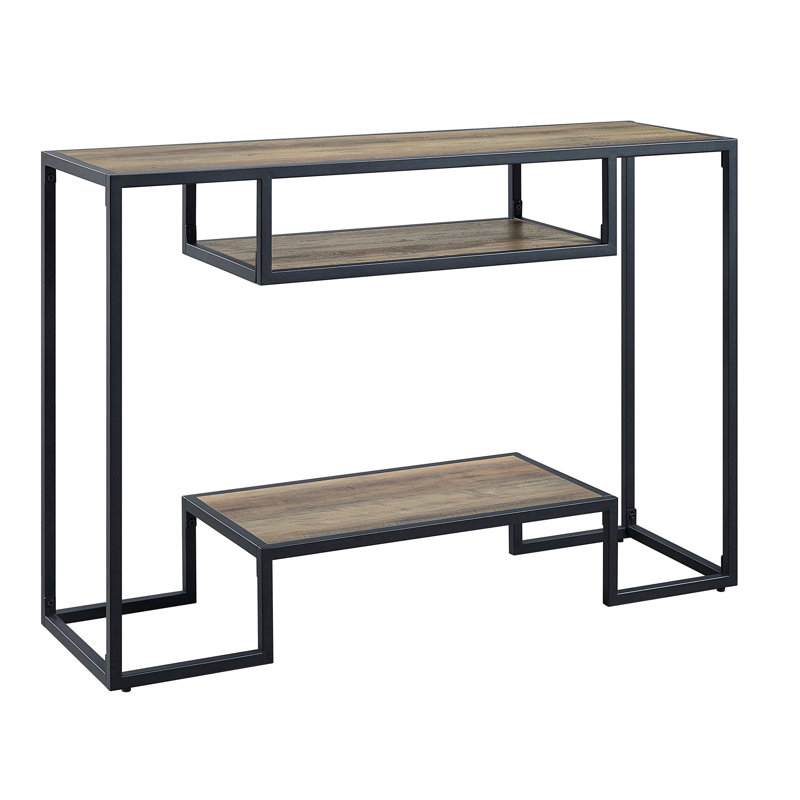 Console Table With 2 Shelves