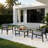 Aluminum Patio Side Table,  Aluminum Frame HDPS Faux Wood, All Weather Side Table for Backyard, Garden, Poolside-129992706